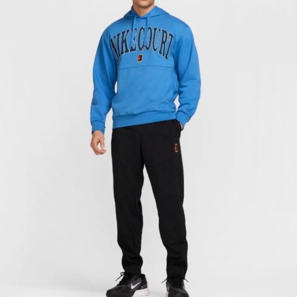 NWT Nike Men's Dri-Fit Heritage Tennis Hoodie in Star Blue  - XL